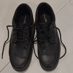 Rockport Men's Black Leather Oxfords